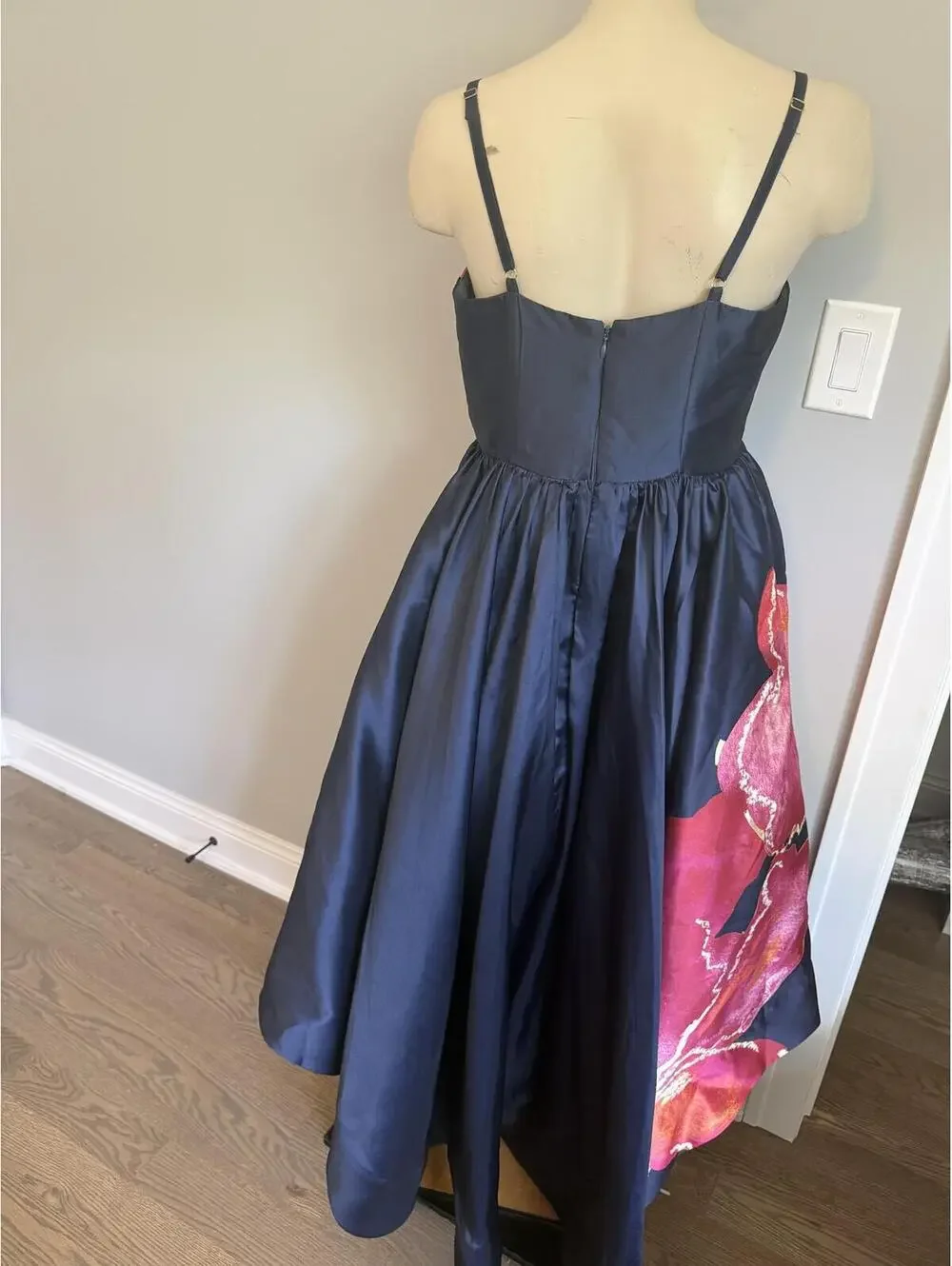 Hutch Shyloh Floral Mikado High Low Gown - Picture 14 of 16